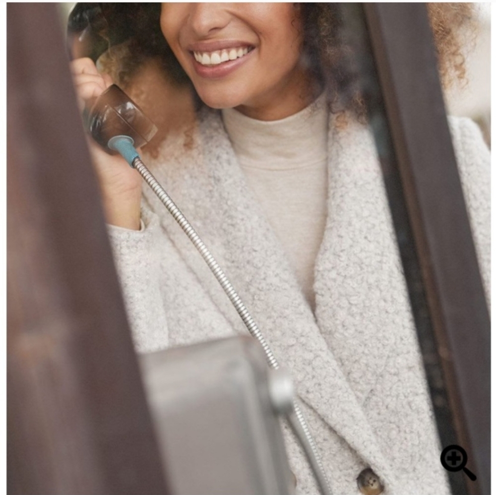 Host Pick π Relaxed Wrap Long Teddy Coat - Picture 4 of 9